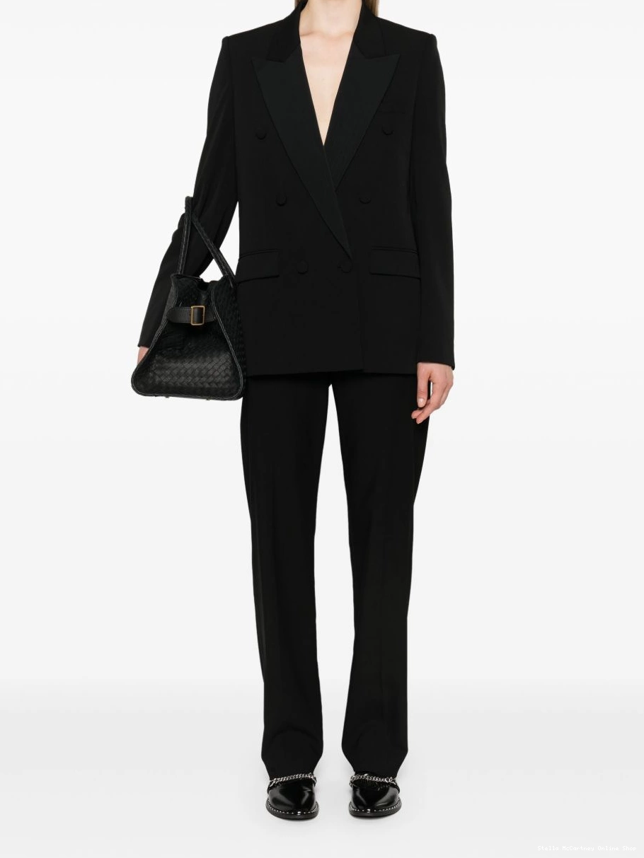 Cheap blazer double-breasted twill Women McCartney Stella 0408